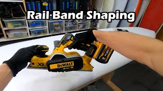 Shaping Surfboard Rail Bands with a Planer | DeWalt DCP580B