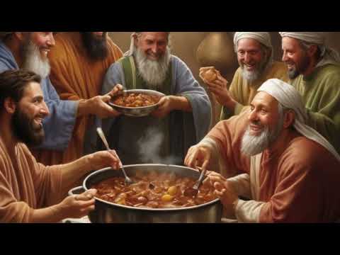 Elisha Purifies the Poisoned Stew  2 Kings 4:38-41 Bible Verses KJV