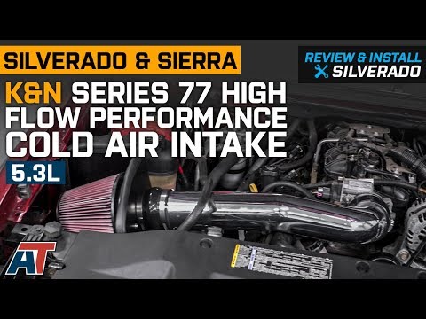 2009-2013 Silverado & Sierra K&N 77 High Flow Performance Cold Air Intake 5.3L Review & Install