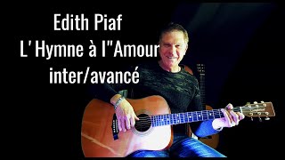 Tuto guitare Hymne a l'amour