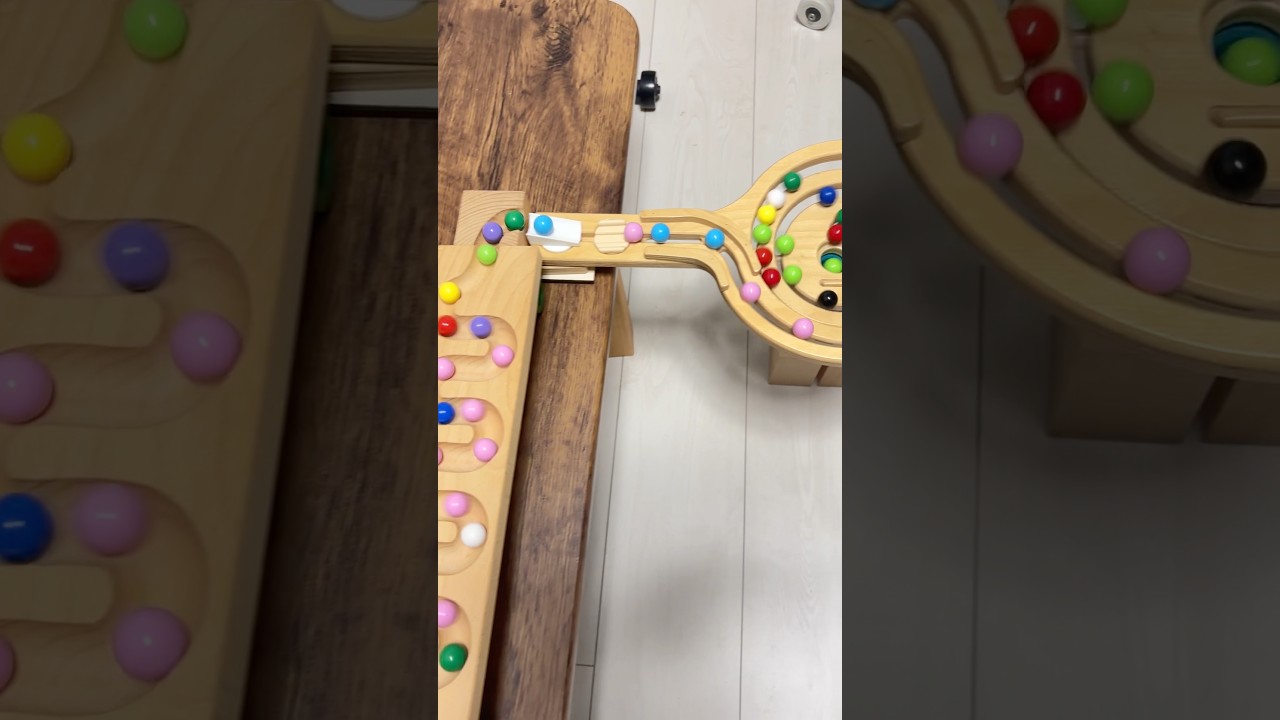 #marblerun #marblerace #relaxing #marbleasmr #marble #marblesrace #ビー玉転がし #toys #woodentoys #おもちゃ