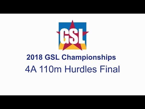 2018 GSL Track & Field Championships - 4A 110m Hurdles Final