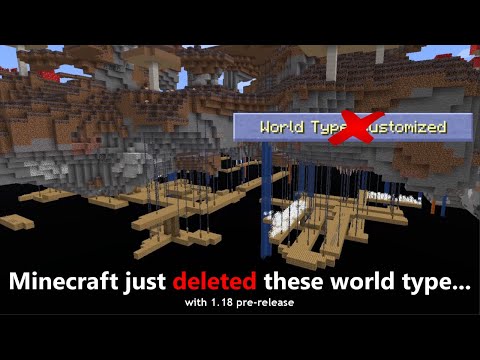 Minecraft no longer has these world types after 1.18... (at least, for now)
