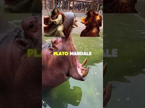 Nadie esperaba lo que hizo antes de darle la sandía 😳🦛🍉