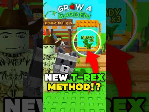 😱*DELETING* RARE PETS For T-REX?! (DNA MACHINE METHOD) | Grow A Garden UPDATE Secret #growagarden