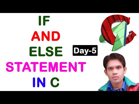 if and else statement in c