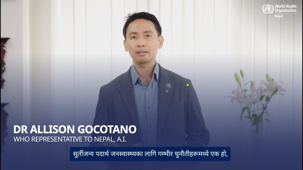 World No Tobacco Day 2026 - A message by WHO Representative to Nepal a.i.