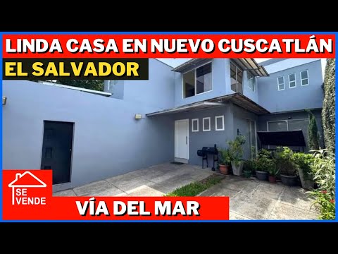 BELLA CASA EN VENTA EN VIA DEL MAR EN NUEVO CUSCATLÁN EL SALVADOR
