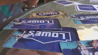 Vista woman loses $24K in Lowes gift card scam