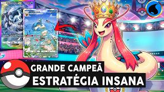 ISSO É GENIAL!! VAPOREON + MILOTIC TOPOU MAIOR TORNEIO DE POCKET (+370 PLAYES) | POKEMON TCG POCKET