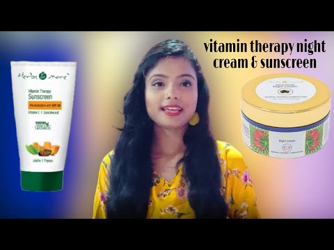 Vitamin Therapy Night Cream & Sunscreen/Organic...