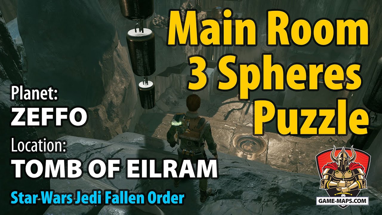 Video Tomb of Eilram - Main Room 3 Spheres Puzzle Walkthrough