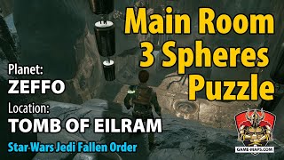 Video Zeffo Tomb of Eilram - Main Room 3 Spheres Puzzle Walkthrough