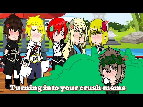 Turning into your crush meme (warning⚠️:ship)