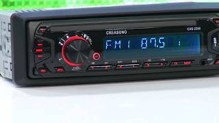 Creasono MP3-RDS-Autoradio USB/SD 4x45W "CAS-2250"