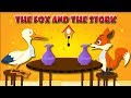 The Fox And The Stork Story | Bedtime Story For Kids in English | Kids Stories For Kindergarten