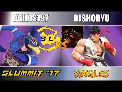 SLummit 2017 SL|Osiris197 (Falco) vs TB|DJShoRyu (Ryu) Losers Round 3