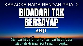 Download lagu Anji - Bidadari Tak Bersayap (Karaoke Lower Key Nada Rendah Pria -2 C mayor) mp3