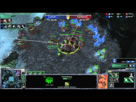 StarCraft 2 Wings of Liberty - LucifroN (T) vs. AcerNerchio (Z)