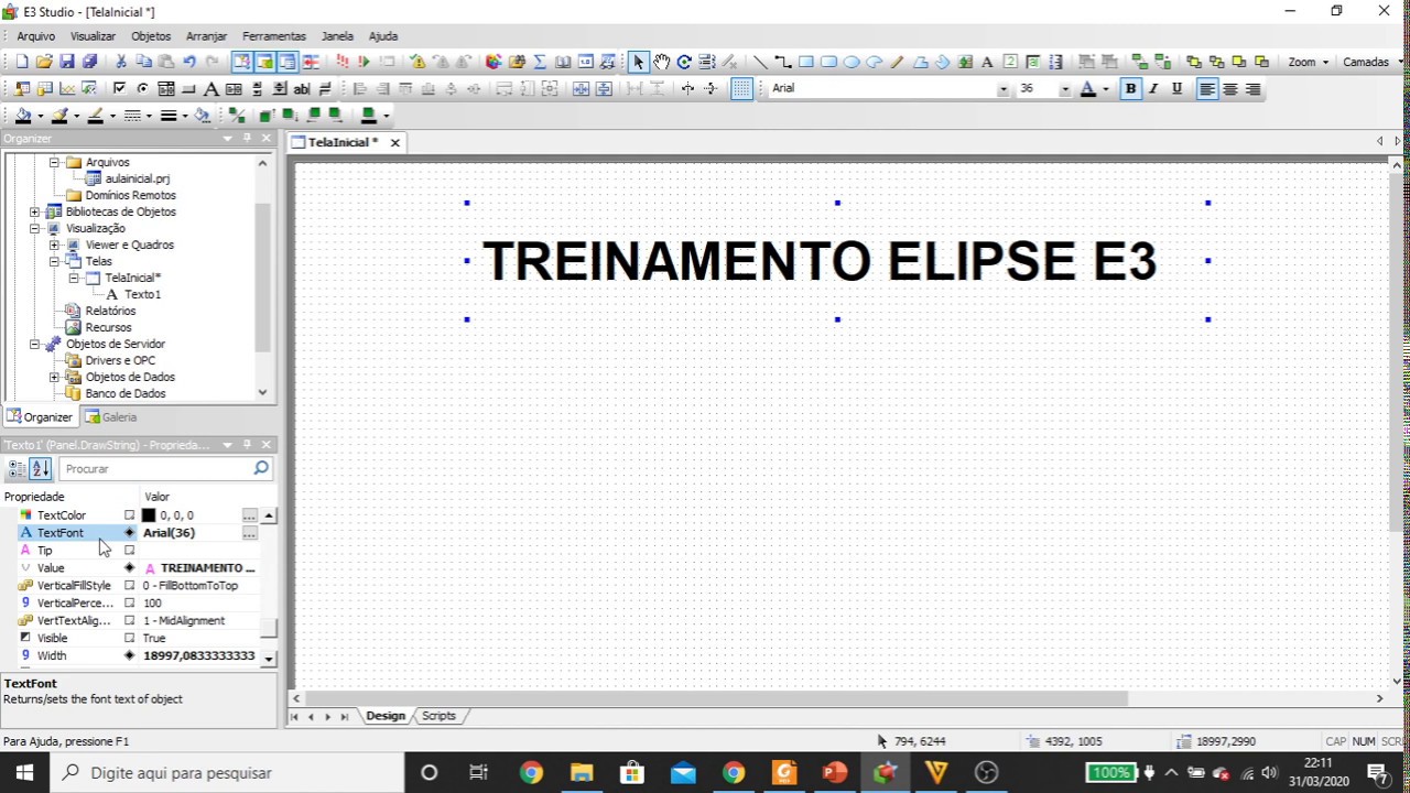 Aula 2   Sistemas Supervisórios.  Introdução ao Elipse E3.
