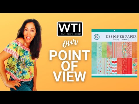 Colorbok Designer Crafting Paper - WTI product video review