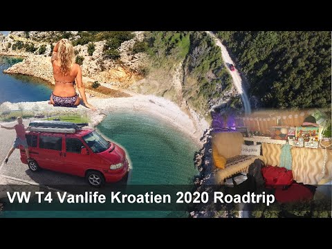 VW T4 Vanlife Kroatien 2020 Roadtrip Camper Bulli Ausbau Low Budget Wohnmobile Vlog Van life #1