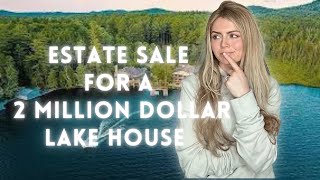 2 MILLION DOLLAR LAKE HOUSE ESTATE SALE | EMBARRASSING STORY | I REGRET NOT BUYING THIS