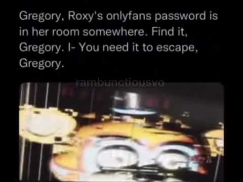 FNAF security breach - gregory, find roxy’s onlyfans - original