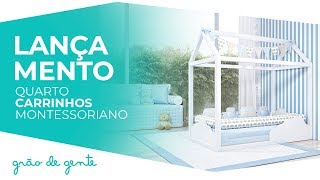 Quarto de Bebê Montessoriano Carrinhos - Grão de Gente