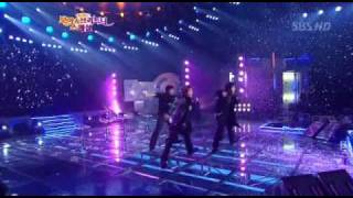 031226 SBS Dong Bang Shin Ki Debut Performance Oh Holy Night with BoA + Hug