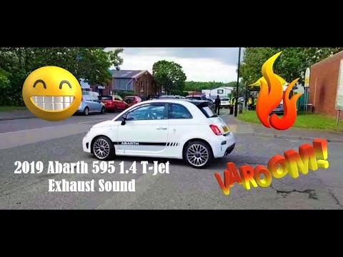 2019 Abarth 595 1.4 T-Jet Exhaust Sound & Acceleration!