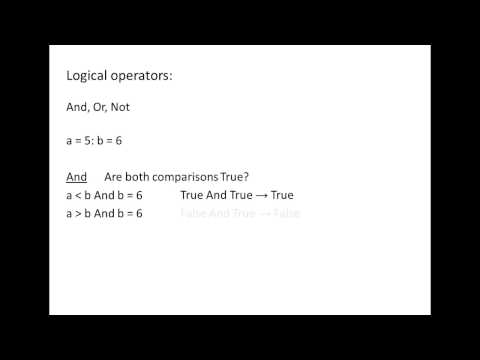 Excel VBA Topic 6.1 - Relational and Logical Operators