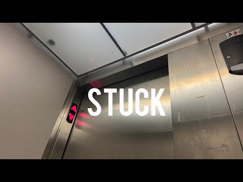 Stuck in an elevator!