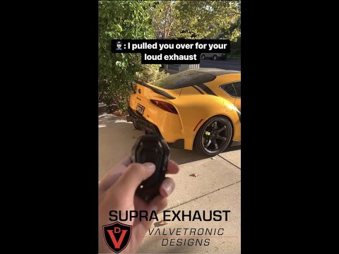 No mods here!🤩🙅‍♀️ Supra with Valvetronic Designs Exhaust #toyota #supra #valvetronic #exhaust