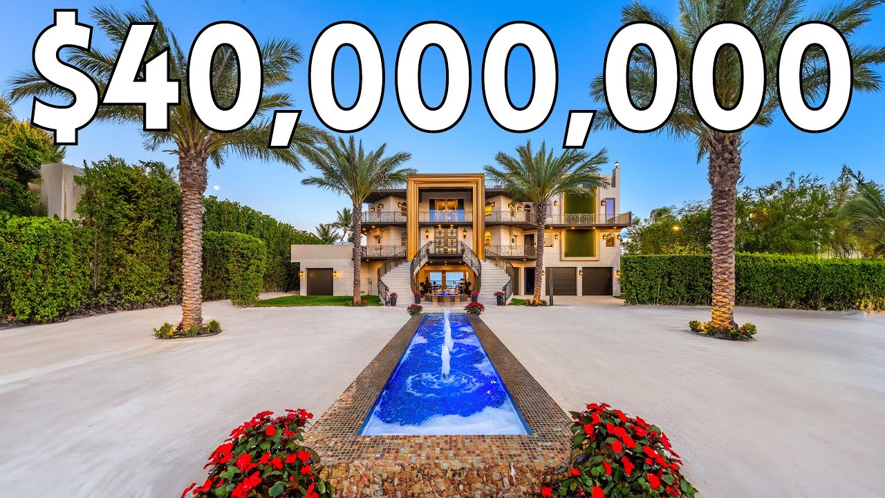 Touring the $40,000,000 Chateau On the Ocean! The Most Luxurious Estate in the Florida Keys!