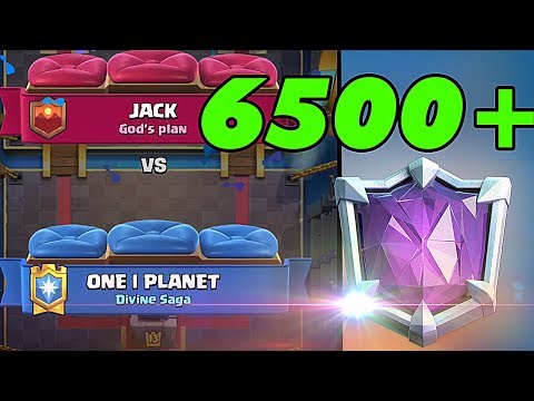 JACK vs Planet  | 6500+ Planet Ladder Push - Clash Royale