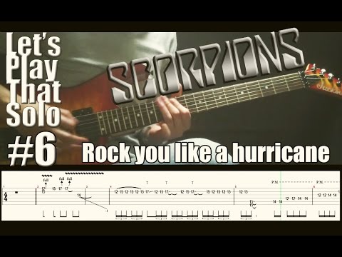 LSPTS#6: Rock you like a hurricane (Scorpions) - guitar solo cover