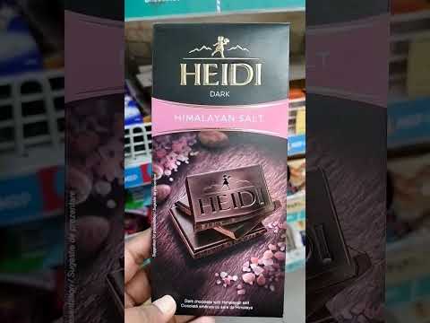 Heidi Dark chocolate Himalayan salt #heidi #shortfeed #chocolate #trendingonshorts #ytshorts #viral