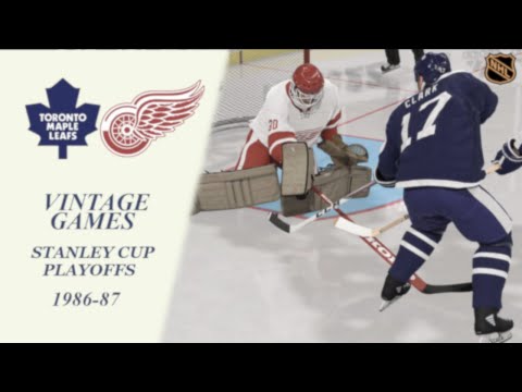 NHL 22 Norris Division Semi Finals Games 3 Toronto Maple Leafs vs Detroit Red Wings (Apr 6, 1987)
