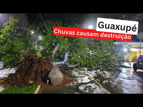Guaxupé - chuvas colocam cidade em alerta