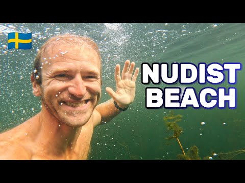 NUDIST Beach on Lake Flaten, Stockholm 🇸🇪