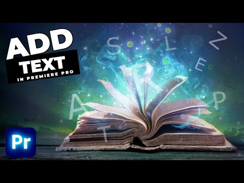 MOTION Blur TEXT ANIMATION In Premiere Pro