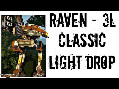 Dual Large Laser Raven 3L - MWO - Light Mech Drops