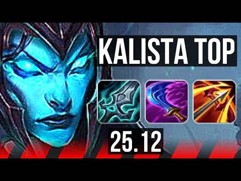 KALISTA vs VARUS (TOP) | Legendary | KR Diamond | 25.12