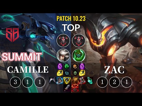 SB Summit Camille vs Zac Top - KR Patch 10.23