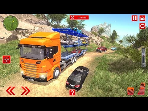 Offroad Car Transporter Trailer Truck Games 2018 (by Stain For Games) Android Gameplay [HD]