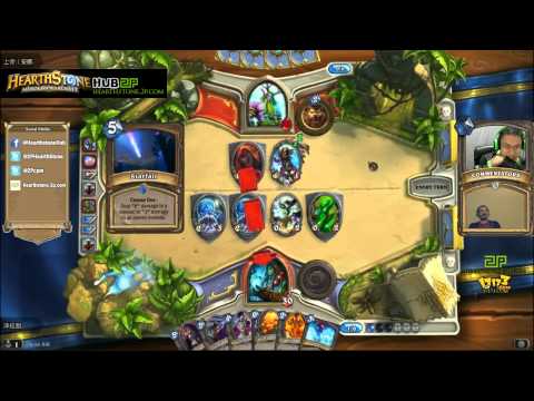 2P Hearthstone CN vs NA tournament: puffin vs 上帝安娜 game 1, 2, 3