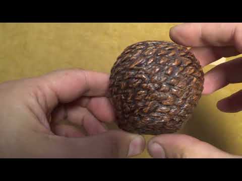 Pipa Viprati rusticata “Corteccia“ Extra - Half Bent Apple - VI248