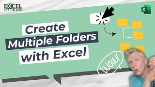 Create multiple folders at once with Excel (the easy way!) | Excel Off The Grid