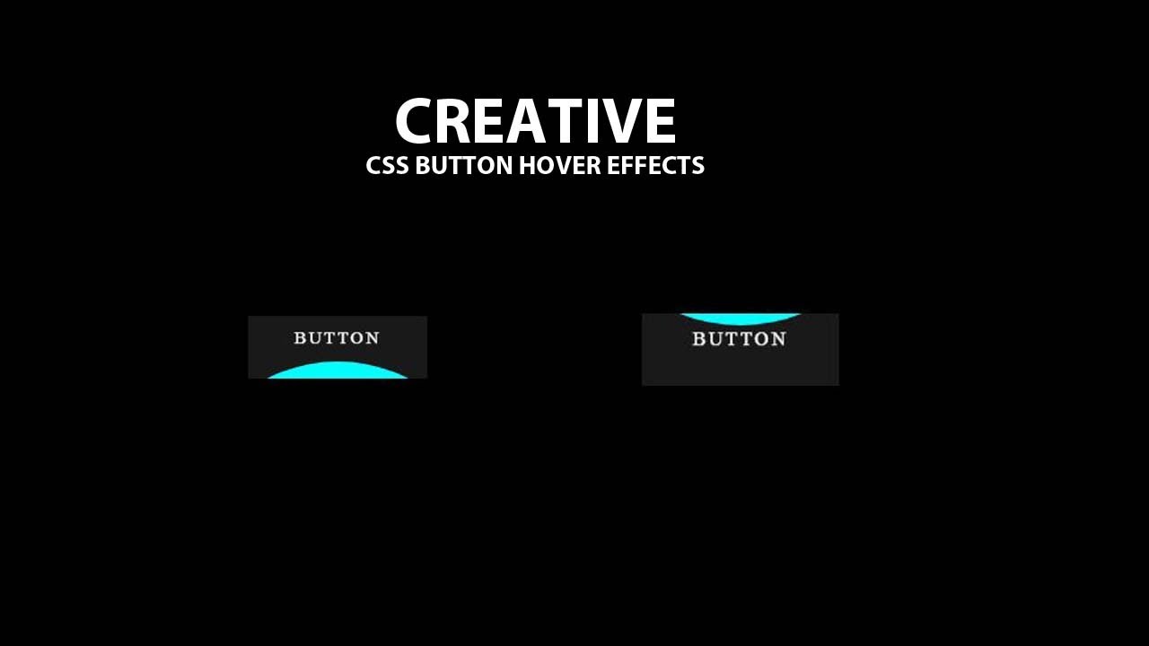Buttons With Awesome Hover Effects Using Only HTML & CSS | Tutorials Design